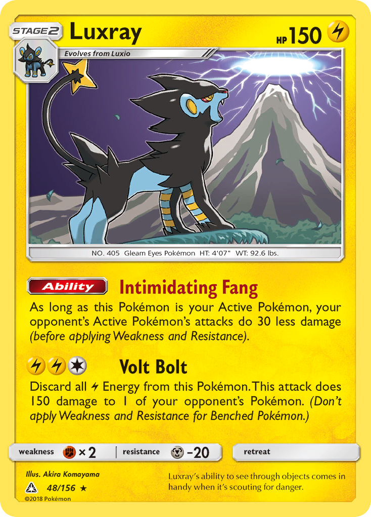 Luxray (48/156) [Sun & Moon: Ultra Prism] | Arkham Games and Comics