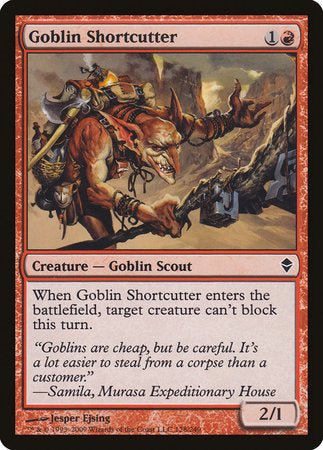 Goblin Shortcutter [Zendikar] | Arkham Games and Comics