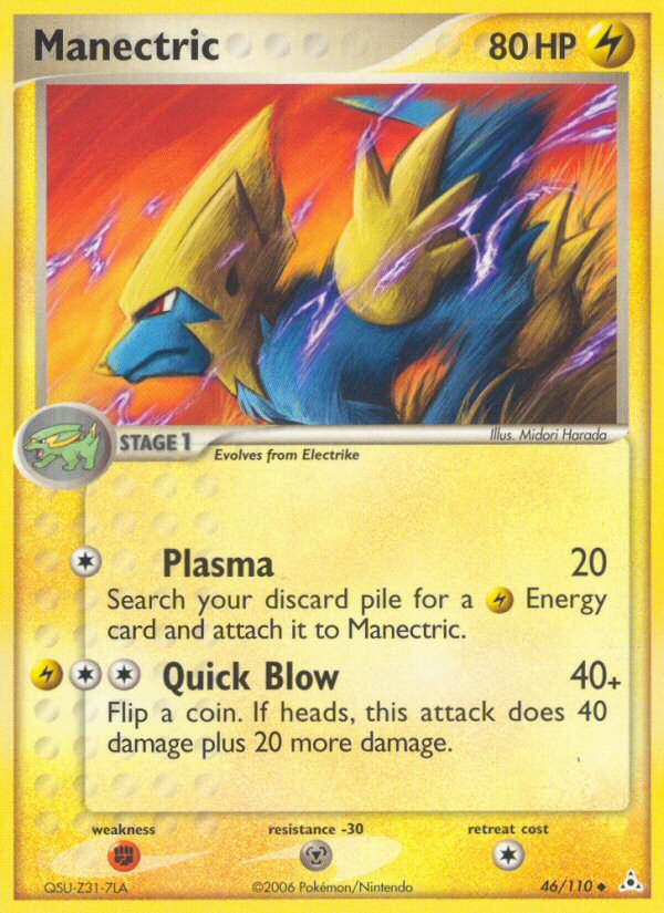 Manectric (46/110) [EX: Holon Phantoms] | Arkham Games and Comics