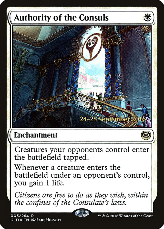 Authority of the Consuls  [Kaladesh Prerelease Promos] | Arkham Games and Comics