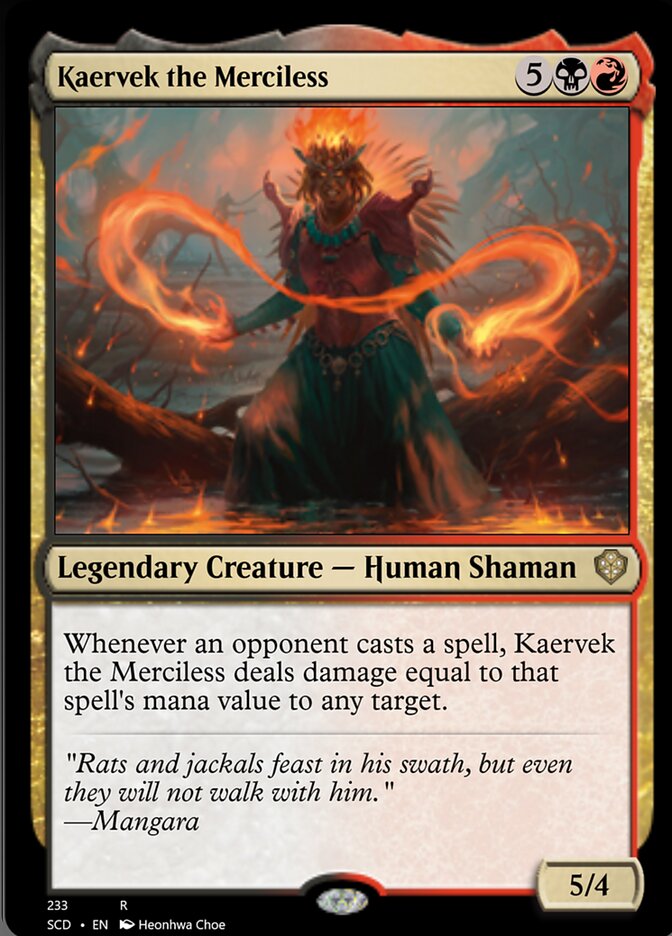 Kaervek the Merciless [Starter Commander Decks] | Arkham Games and Comics