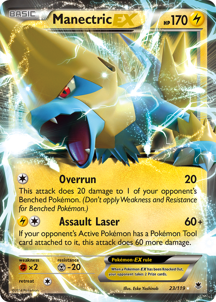 Manectric EX (23/119) [XY: Phantom Forces] | Arkham Games and Comics