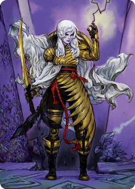 The Wandering Emperor 1 Art Card [Kamigawa: Neon Dynasty Art Series] | Arkham Games and Comics