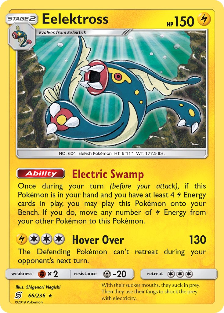 Eelektross (66/236) (Theme Deck Exclusive) [Sun & Moon: Unified Minds] | Arkham Games and Comics