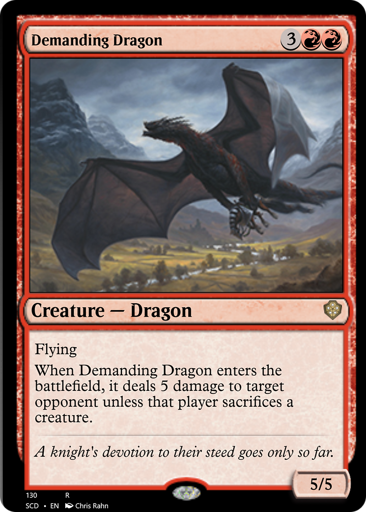 Demanding Dragon [Starter Commander Decks] | Arkham Games and Comics