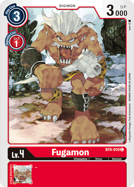 Fugamon [BT4-010] [Great Legend] | Arkham Games and Comics