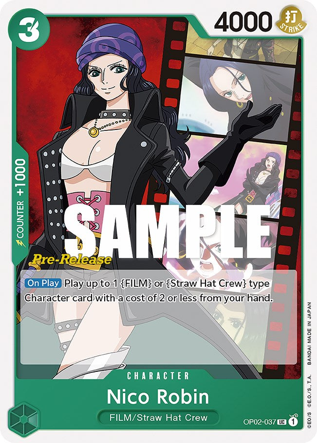 Nico Robin [Paramount War Pre-Release Cards] | Arkham Games and Comics