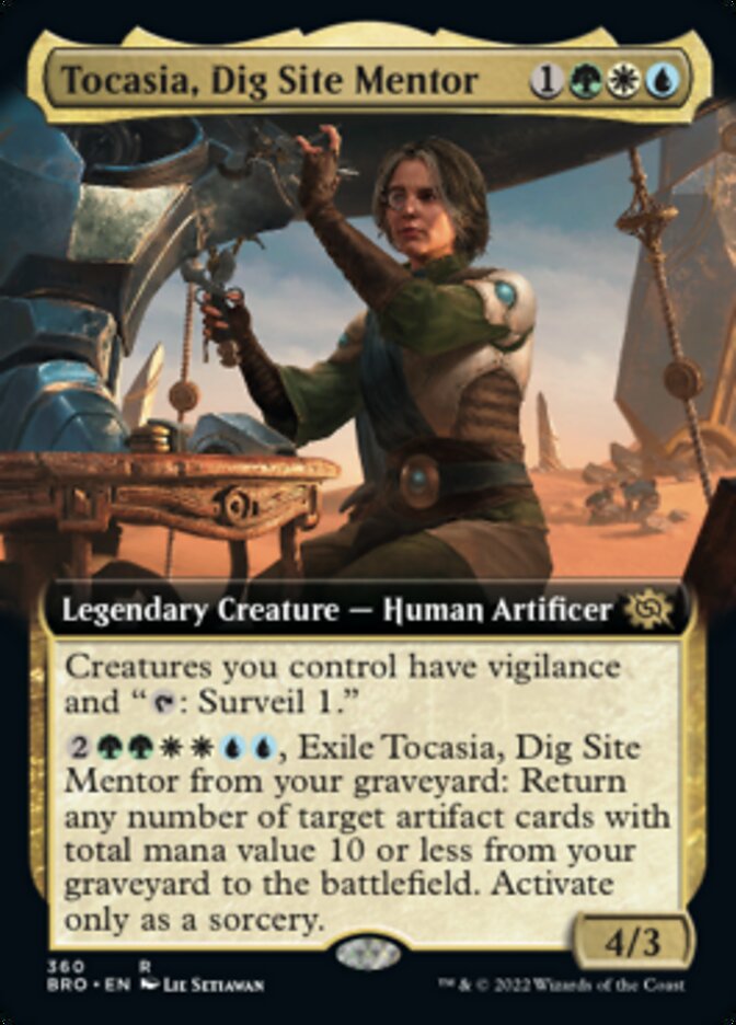 Tocasia, Dig Site Mentor (Extended Art) [The Brothers' War] | Arkham Games and Comics