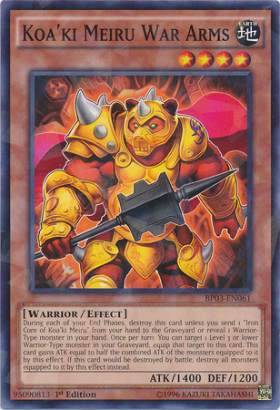 Koa'ki Meiru War Arms [BP03-EN061] Shatterfoil Rare | Arkham Games and Comics