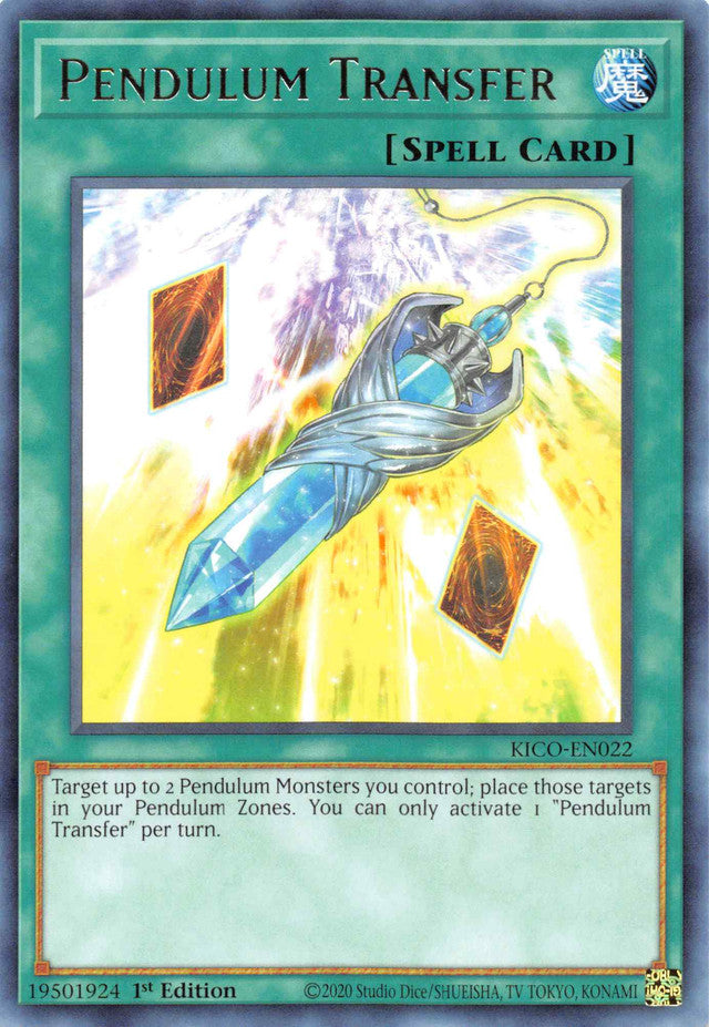 Pendulum Transfer (Rare) [KICO-EN022] Rare | Arkham Games and Comics