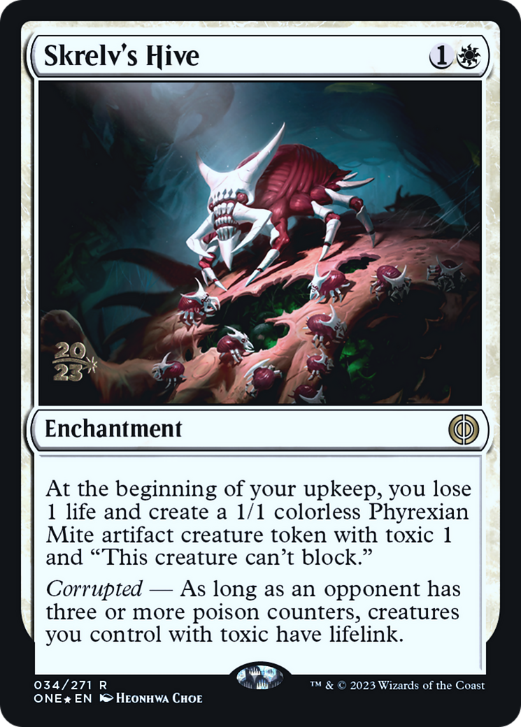 Skrelv's Hive [Phyrexia: All Will Be One Prerelease Promos] | Arkham Games and Comics