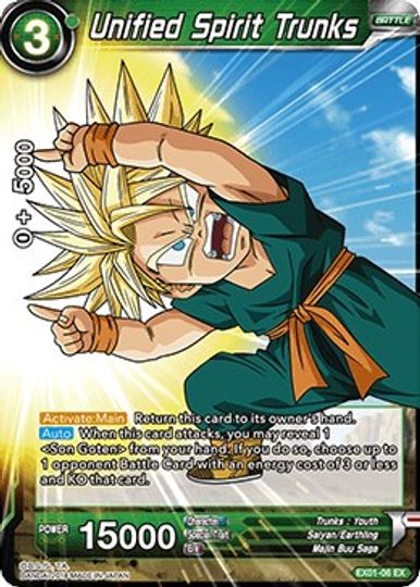 Unified Spirit Trunks (EX01-06) [Mighty Heroes] | Arkham Games and Comics