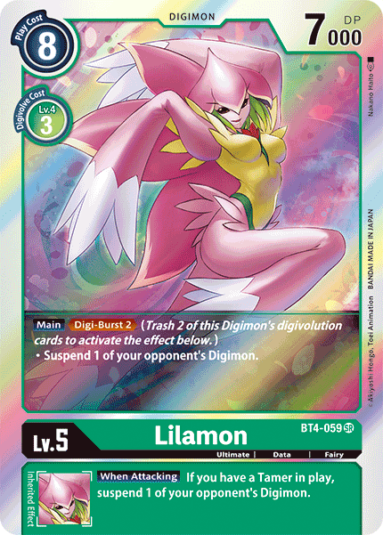 Lilamon [BT4-059] [Great Legend] | Arkham Games and Comics