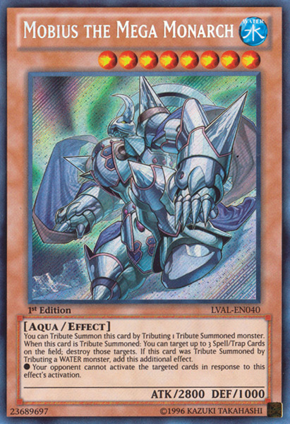 Mobius the Mega Monarch [LVAL-EN040] Secret Rare | Arkham Games and Comics