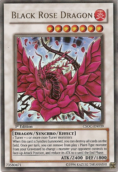 Black Rose Dragon [CSOC-EN039] Ultra Rare | Arkham Games and Comics