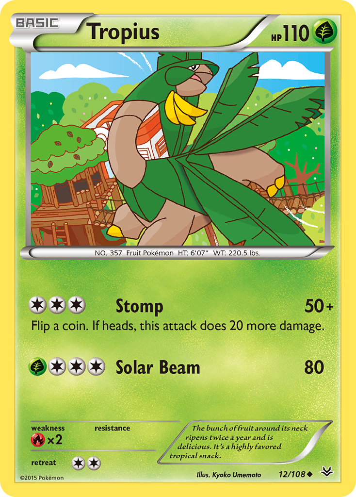 Tropius (12/108) [XY: Roaring Skies] | Arkham Games and Comics