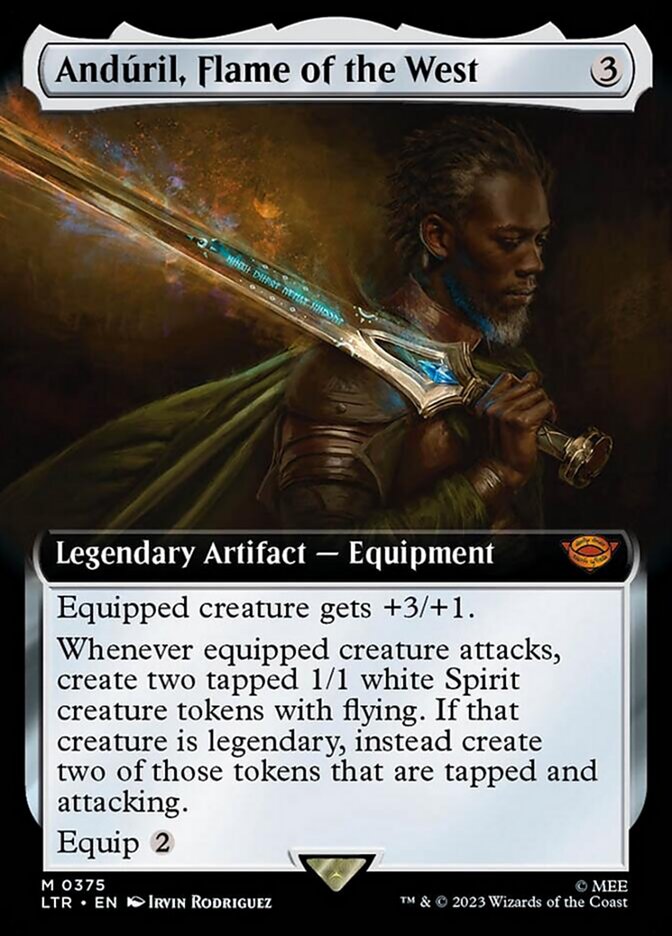 Anduril, Flame of the West (Extended Art) [The Lord of the Rings: Tales of Middle-Earth] | Arkham Games and Comics