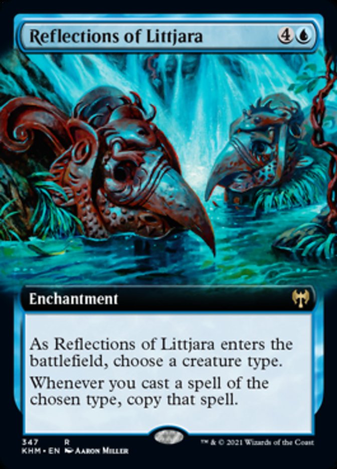 Reflections of Littjara (Extended Art) [Kaldheim] | Arkham Games and Comics