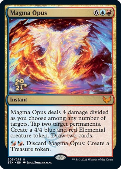 Magma Opus [Strixhaven: School of Mages Prerelease Promos] | Arkham Games and Comics