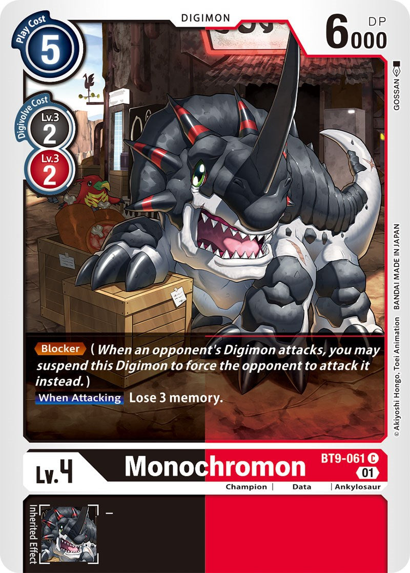 Monochromon [BT9-061] [X Record] | Arkham Games and Comics