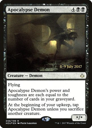 Apocalypse Demon [Hour of Devastation Promos] | Arkham Games and Comics