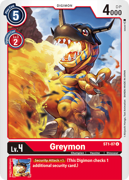 Greymon [ST1-07] [Starter Deck: Gaia Red] | Arkham Games and Comics