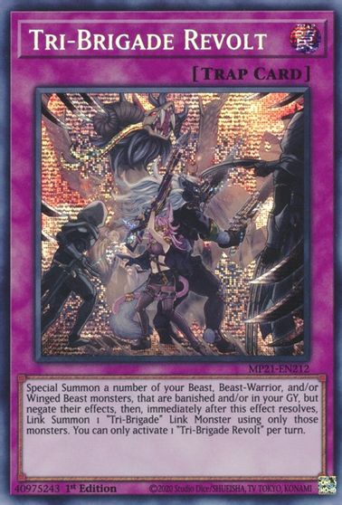 Tri-Brigade Revolt [MP21-EN212] Prismatic Secret Rare | Arkham Games and Comics