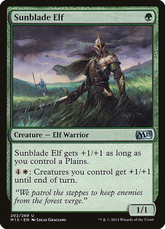 Sunblade Elf [Magic 2015] | Arkham Games and Comics
