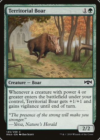 Territorial Boar [Ravnica Allegiance] | Arkham Games and Comics