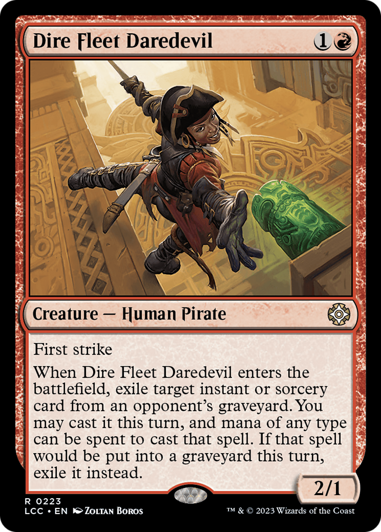 Dire Fleet Daredevil [The Lost Caverns of Ixalan Commander] | Arkham Games and Comics