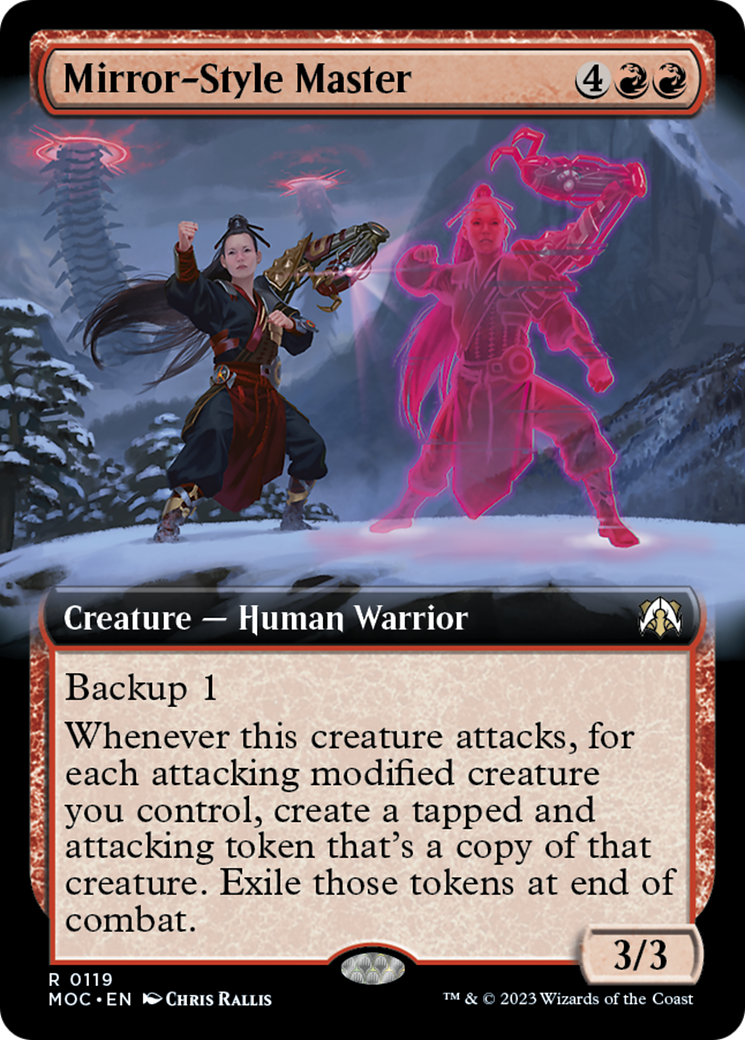 Mirror-Style Master (Extended Art) [March of the Machine Commander] | Arkham Games and Comics