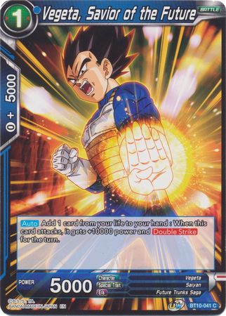 Vegeta, Savior of the Future (BT10-041) [Rise of the Unison Warrior 2nd Edition] | Arkham Games and Comics