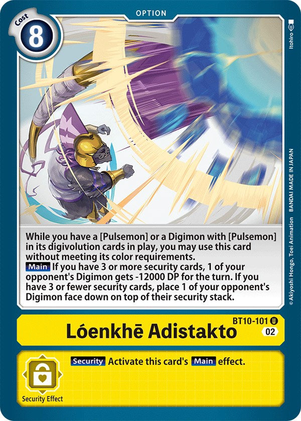 Lonkhe Adistakto [BT10-101] [Xros Encounter] | Arkham Games and Comics