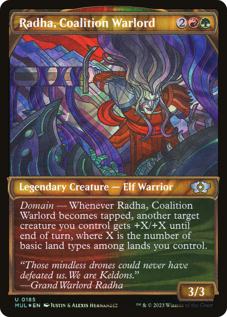 Radha, Coalition Warlord (Halo Foil) [Multiverse Legends] | Arkham Games and Comics