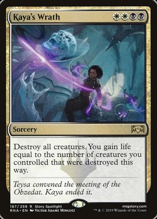 Kaya's Wrath [Ravnica Allegiance] | Arkham Games and Comics