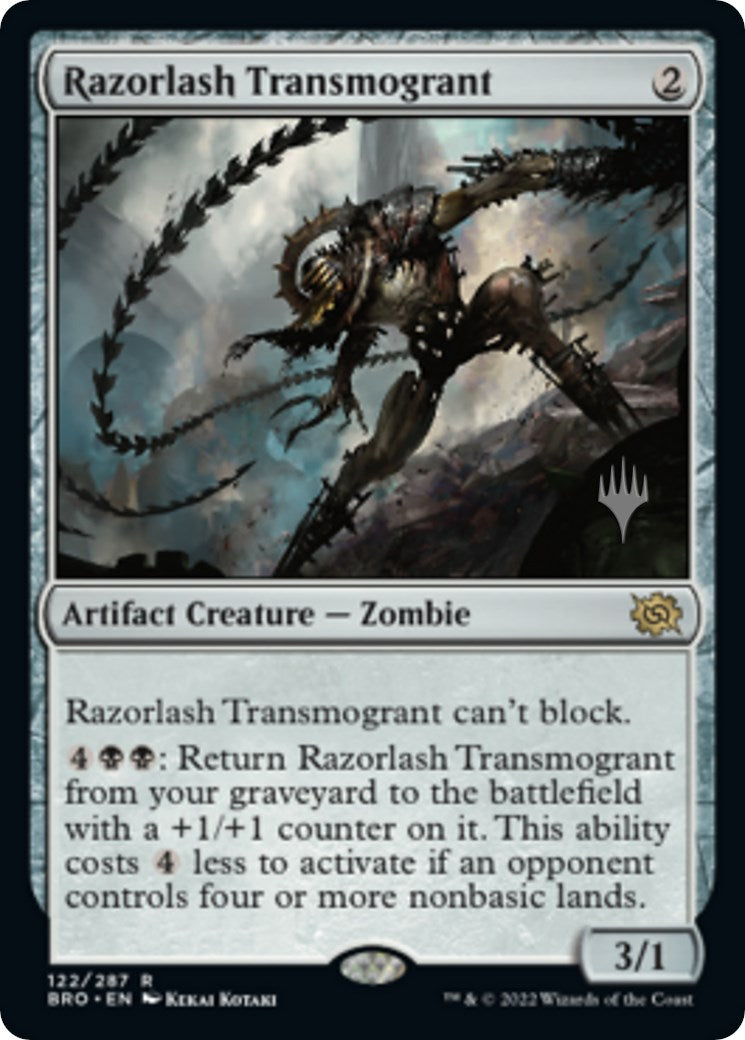 Razorlash Transmogrant (Promo Pack) [The Brothers' War Promos] | Arkham Games and Comics