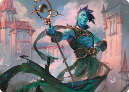 Haughty Djinn Art Card [Dominaria United Art Series] | Arkham Games and Comics