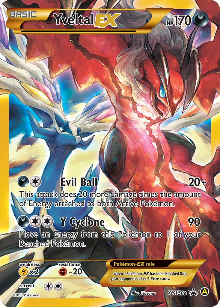 Yveltal EX (XY150a) [Alternate Art Promos] | Arkham Games and Comics