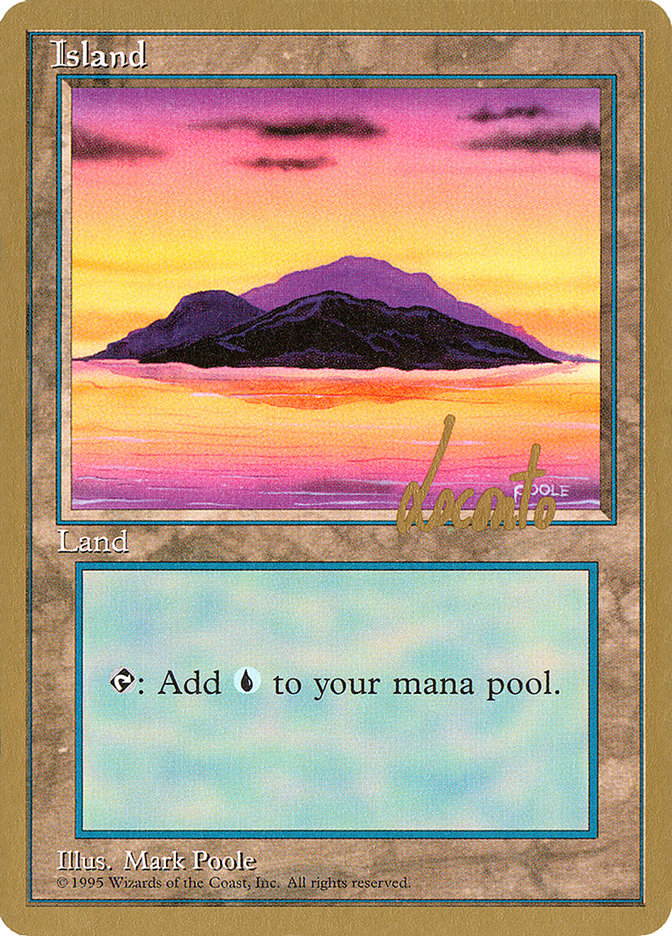 Island (ml368) (Michael Loconto) [Pro Tour Collector Set] | Arkham Games and Comics