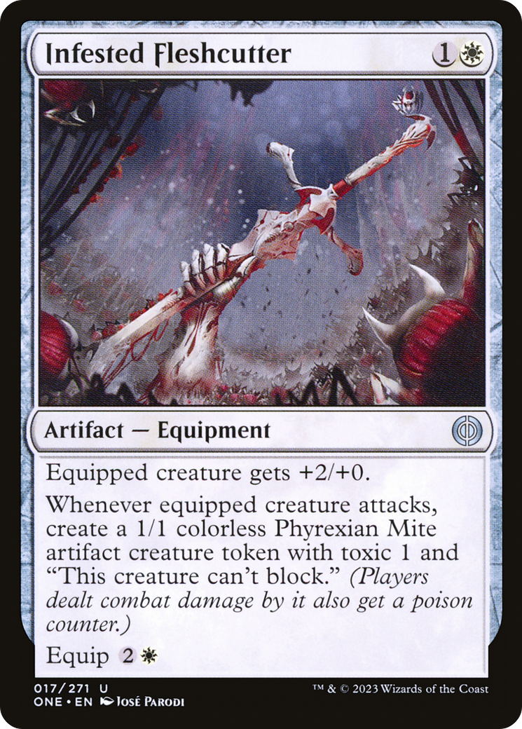 Infested Fleshcutter [Phyrexia: All Will Be One] | Arkham Games and Comics