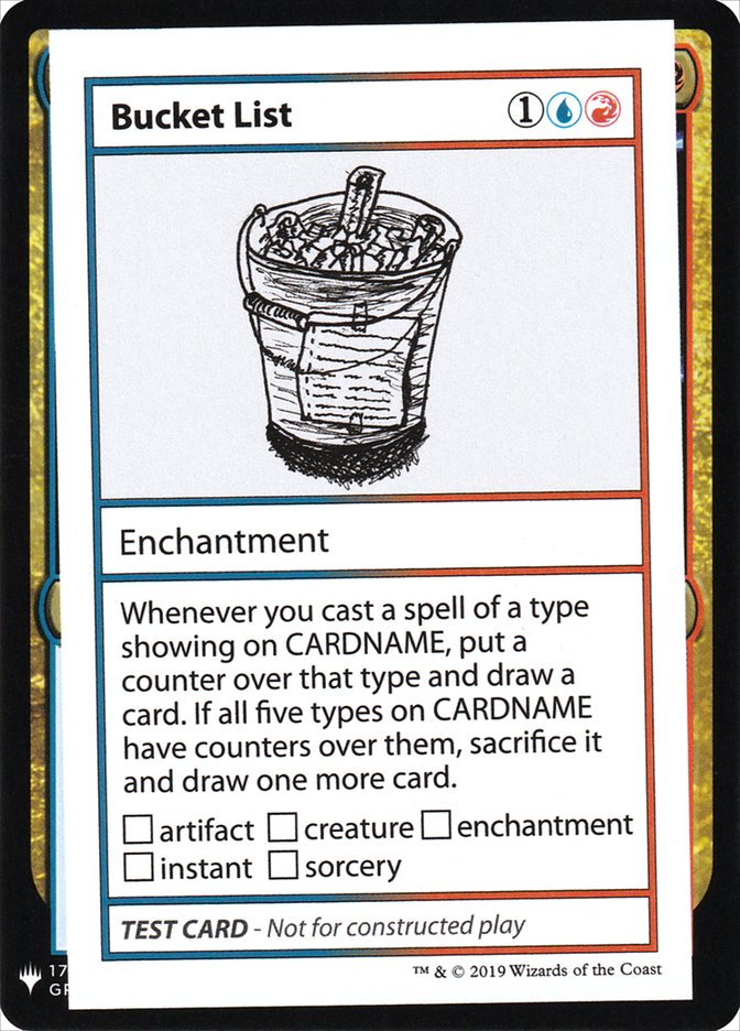 Bucket List [Mystery Booster Playtest Cards] | Arkham Games and Comics