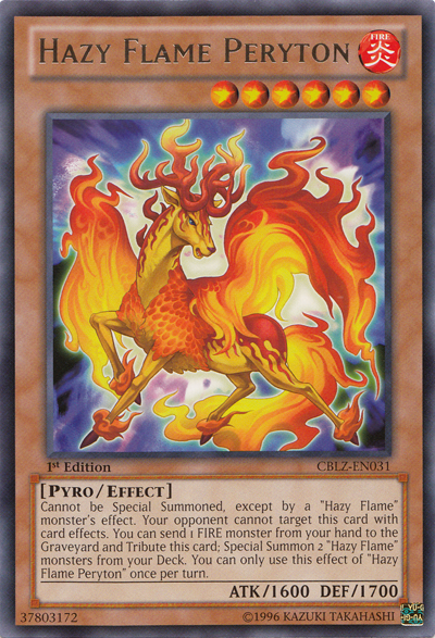 Hazy Flame Peryton [CBLZ-EN031] Rare | Arkham Games and Comics