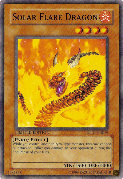 Solar Flare Dragon [GLD1-EN019] Common | Arkham Games and Comics