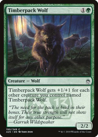 Timberpack Wolf [Masters 25] | Arkham Games and Comics