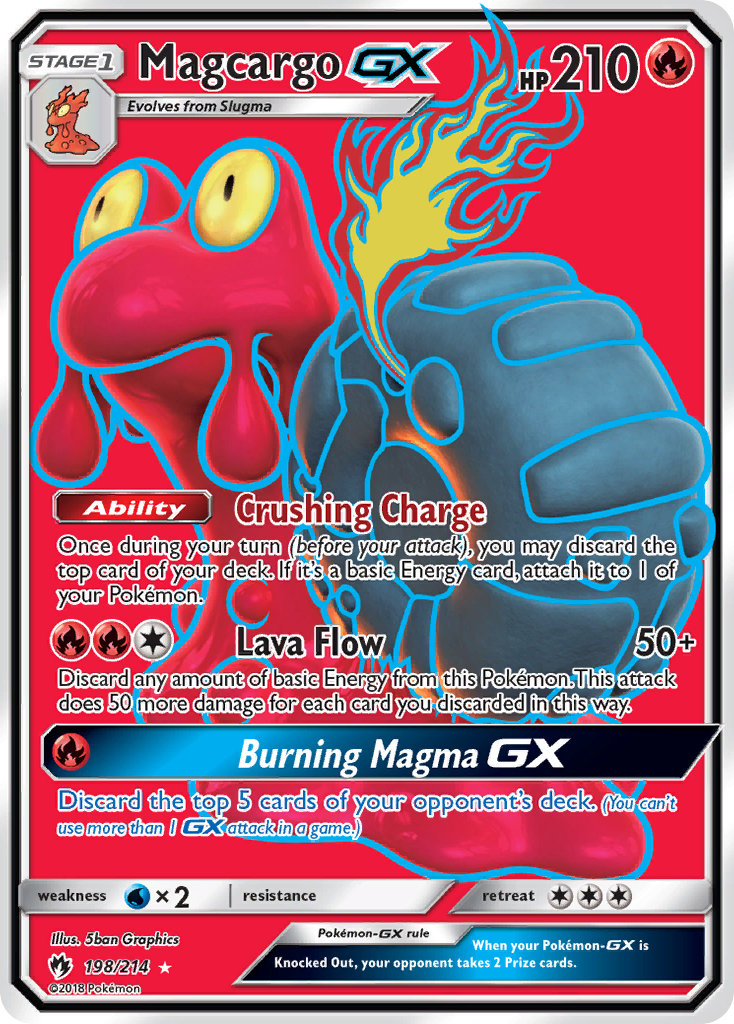 Magcargo GX (198/214) [Sun & Moon: Lost Thunder] | Arkham Games and Comics