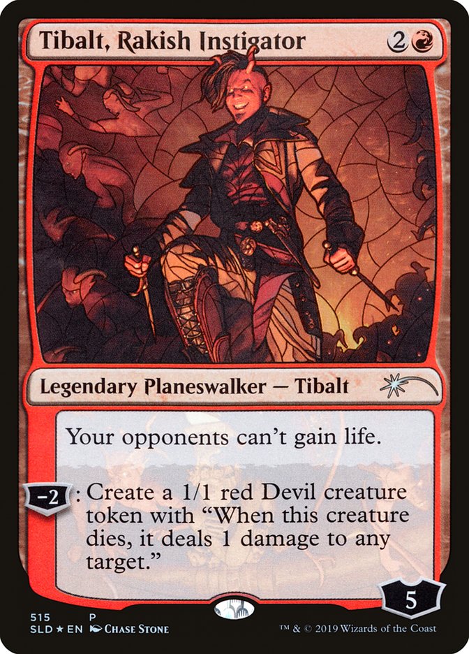 Tibalt, Rakish Instigator (Stained Glass) [Secret Lair Drop Promos] | Arkham Games and Comics