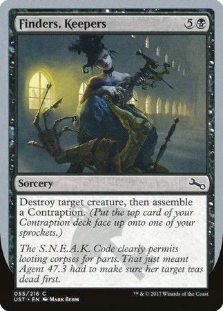 Finders, Keepers [Unstable] | Arkham Games and Comics