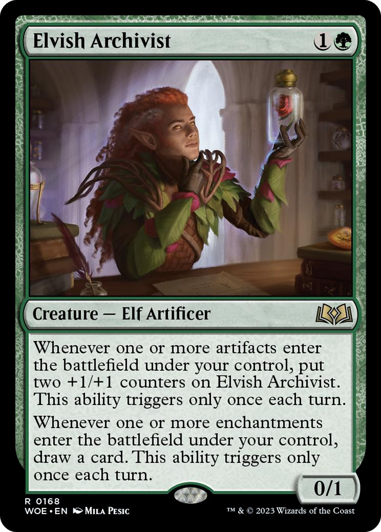 Elvish Archivist [Wilds of Eldraine] | Arkham Games and Comics