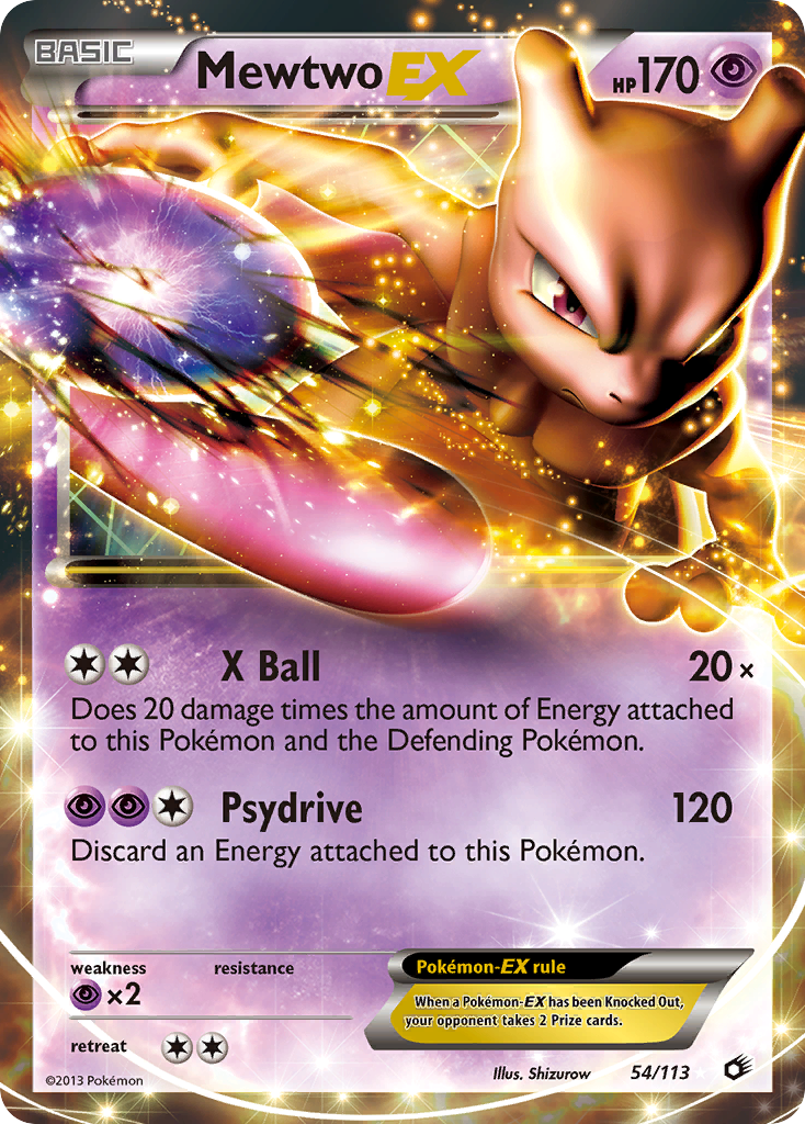 Mewtwo EX (54/113) [Black & White: Legendary Treasures] | Arkham Games and Comics