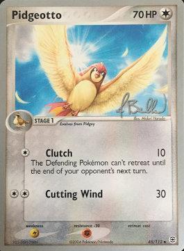 Pidgeotto (45/112) (Eeveelutions - Jimmy Ballard) [World Championships 2006] | Arkham Games and Comics